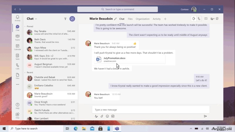 Microsoft giới thiệu các tính năng cá nhân miễn phí trên Microsoft Teams, làm cho nó tốt hơn WhatsApp