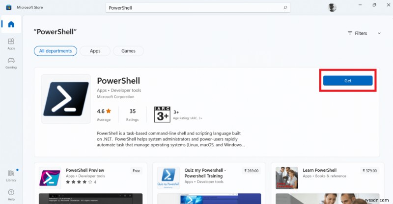 Cách cập nhật Powershell trên Windows 11