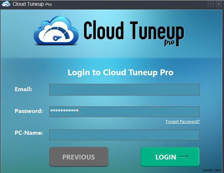 Quét cookie Internet và đăng ký hệ thống với Cloud Tuneup Pro