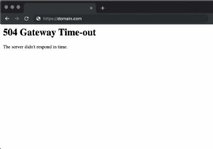 Cách khắc phục lỗi 504 Gateway Timeout