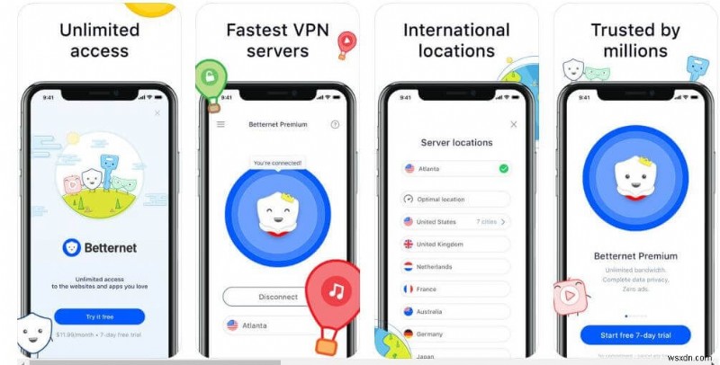 VPN miễn phí tốt nhất cho iPad và iPhone