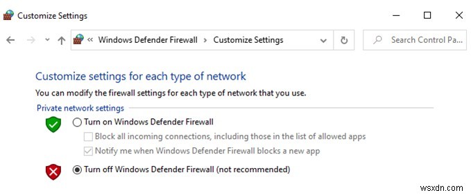 VPN gặp sự cố khi kết nối - Windows 10
