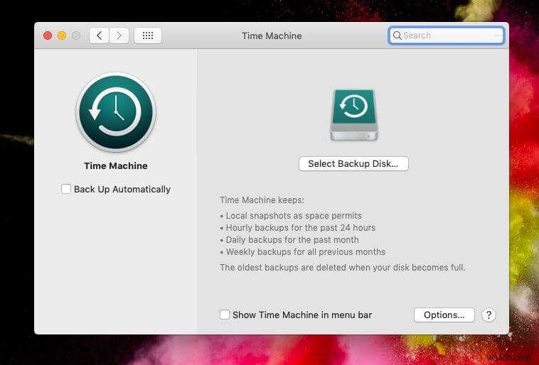 Cách xóa bản sao lưu Time Machine khỏi Mac