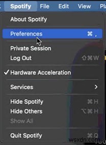 Cách ngăn Spotify mở khi khởi động - Mac