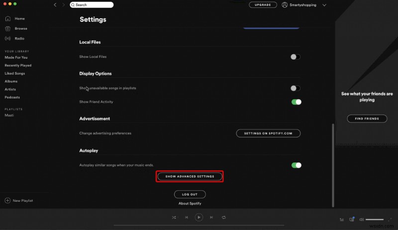 Cách ngăn Spotify mở khi khởi động - Mac
