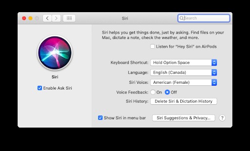 Cách sửa lỗi  Hey Siri không phản hồi trên máy Mac 