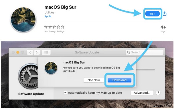 Bị mắc lỗi  Không đủ dung lượng để cài đặt macOS Big Sur :Việc cần làm