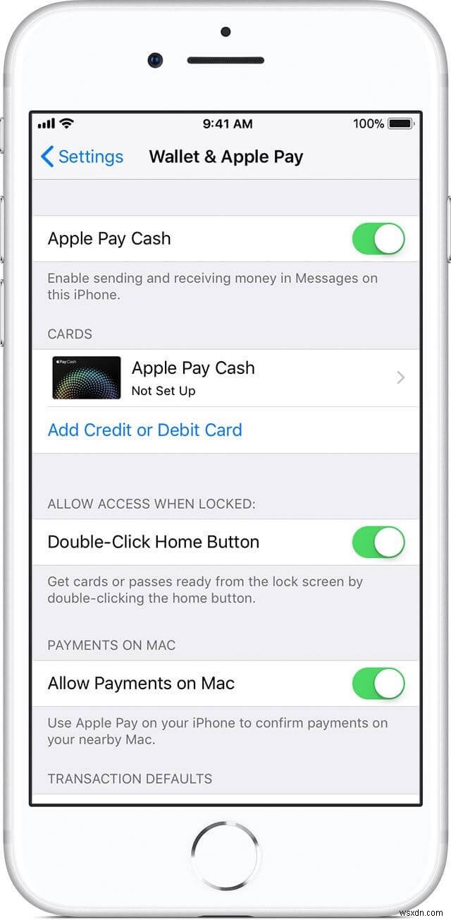 iOS 11.2:Cách thiết lập Apple Pay Cash