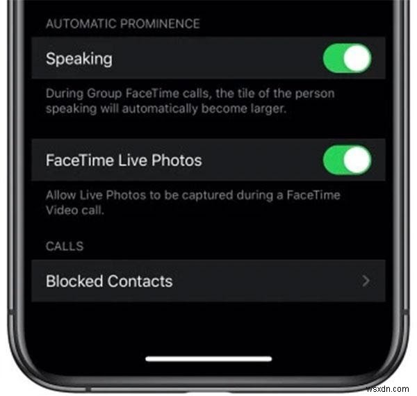 iOS 13.5 - Tắt tính năng tự động phóng to khuôn mặt trong FaceTime