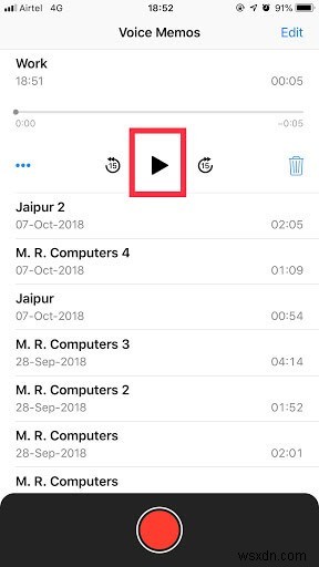 Cách vận hành ứng dụng ghi nhớ giọng nói của Apple