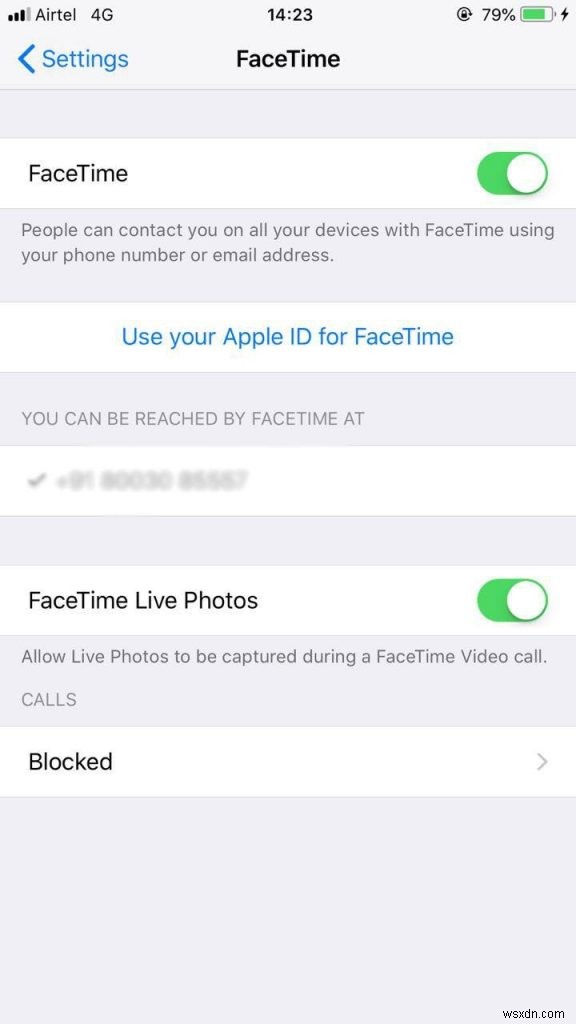 Cách bật, tắt và chụp ảnh trực tiếp trong FaceTime trên iOS 12?