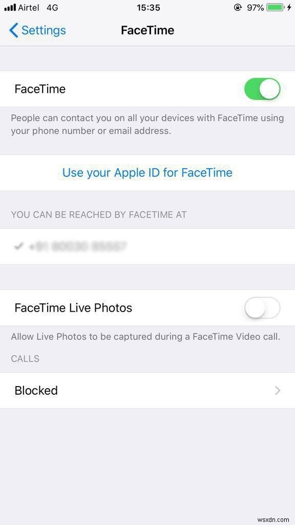 Cách bật, tắt và chụp ảnh trực tiếp trong FaceTime trên iOS 12?