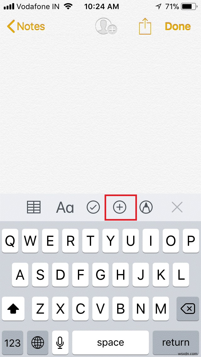 Cách quét tài liệu bằng ứng dụng Notes trong iOS 11