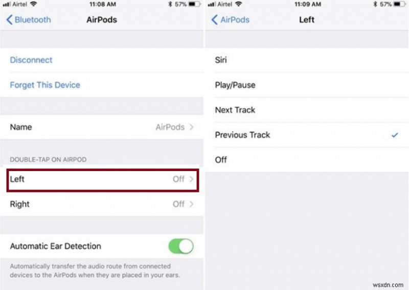 Tùy chỉnh các chức năng của AirPods trong iOS 11 Dễ dàng