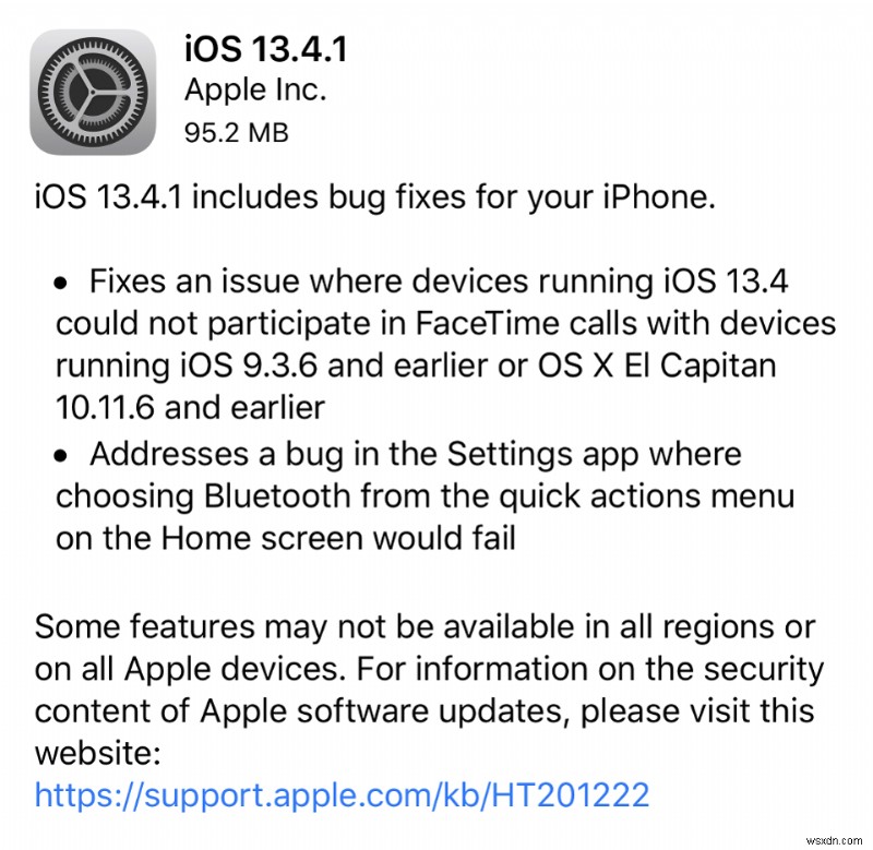 Apple phát hành iOS 13.4.1 và iPadOS 13.4.1