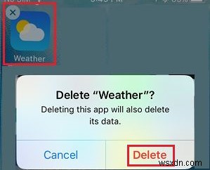 Sửa tiện ích thời tiết không hoạt động trên iOS 11