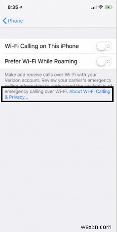 Cách kích hoạt tính năng gọi qua Wi-Fi trên iOS?