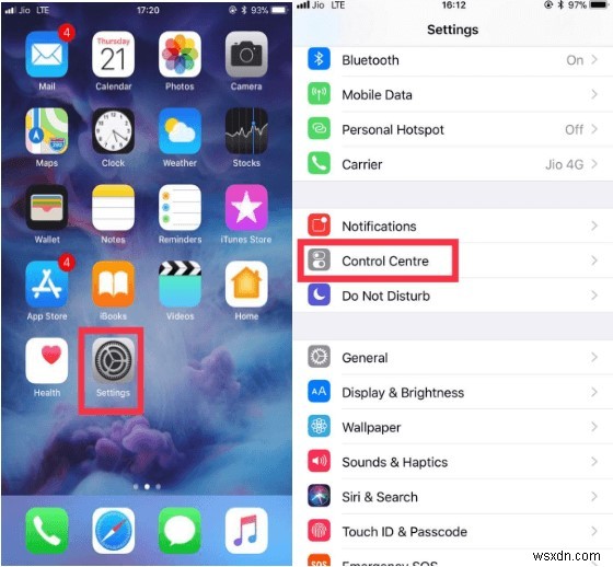 Trung tâm điều khiển trên iOS 11: