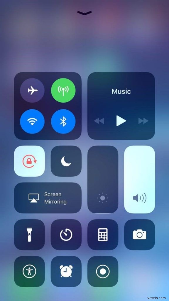 Trung tâm điều khiển trên iOS 11: