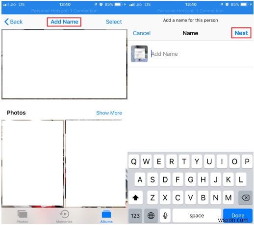 Cách thêm hoặc xóa người trong ứng dụng ảnh trên iOS 11 