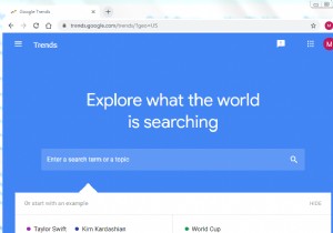 Xu hướng nào trên Google Xu hướng?