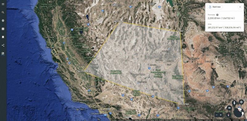 Cách sử dụng Công cụ đo của Google Earth?