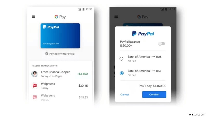 Cách thêm PayPal làm phương thức thanh toán cho Google Pay