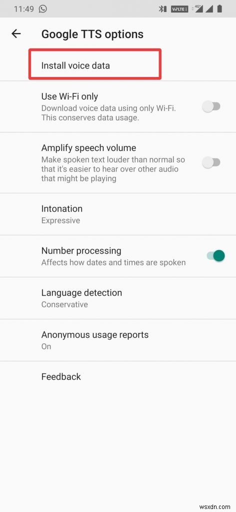 Cách thay đổi văn bản thành giọng nói của Google trên Android