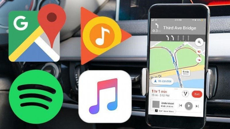 Cách sử dụng và quản lý Điều khiển âm nhạc trong ứng dụng của Google Maps