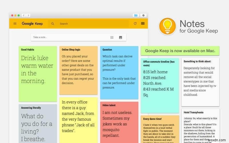 7 điều hấp dẫn để thử trên Google Keep