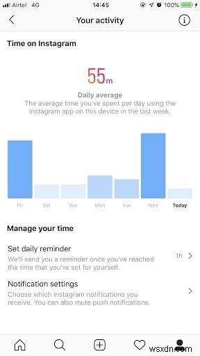 Cách kiểm tra thời gian đã dành trên Facebook và Instagram