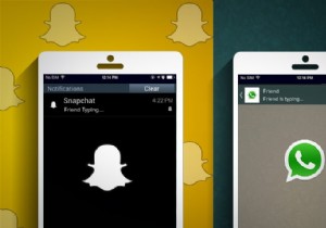 Cuộc đụng độ của các tiêu đề nhắn tin tức thì:WhatsApp v / s Snapchat