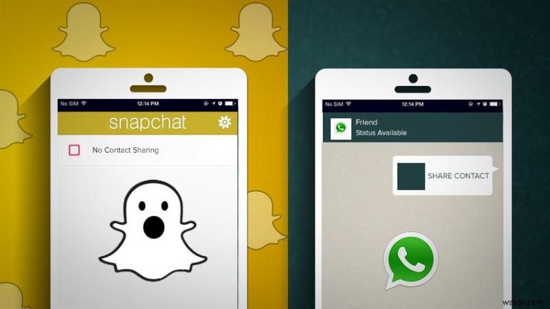 Cuộc đụng độ của các tiêu đề nhắn tin tức thì:WhatsApp v / s Snapchat