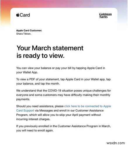 COVID-19:Apple cho phép chủ thẻ trì hoãn thanh toán hàng tháng vào tháng 4 này