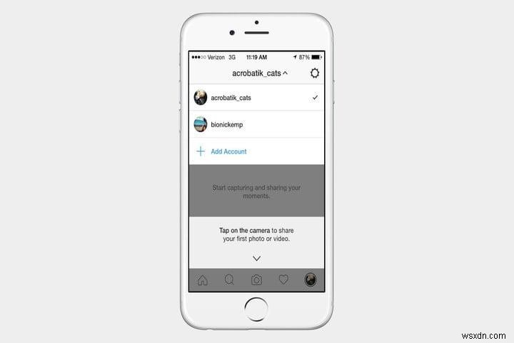 Sử dụng nhiều tài khoản với Instagram:Hướng dẫn nhanh