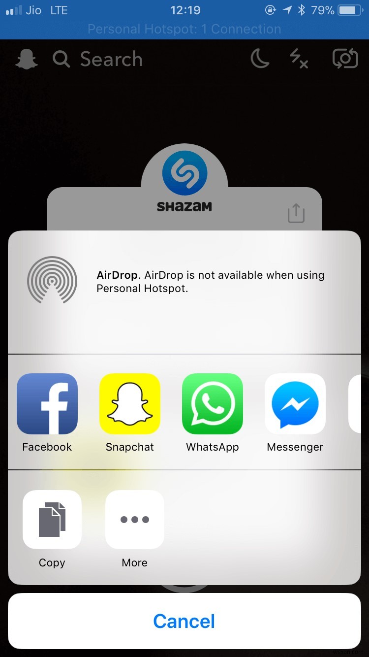 Cách sử dụng Shazam trên Snapchat