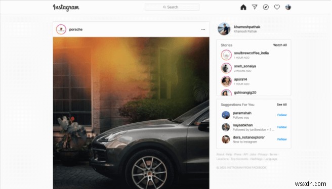 Tất cả những gì bạn có thể làm từ Instagram trên ứng dụng web