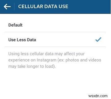 Bật chế độ tiết kiệm dữ liệu trên Facebook Instagram và Snapchat