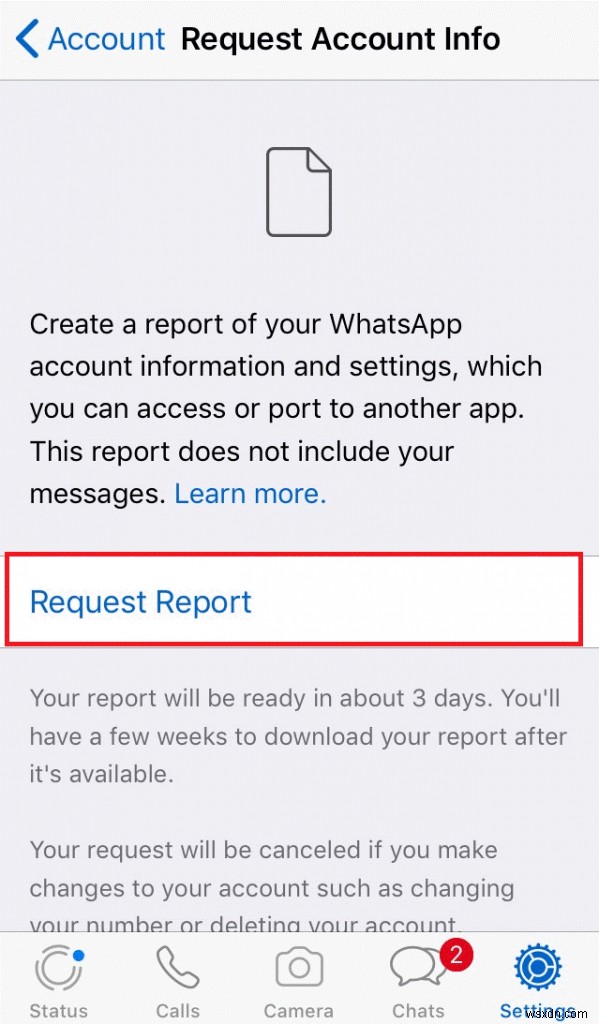 Đây là cách tải xuống thông tin tài khoản WhatsApp cho Android và iPhone