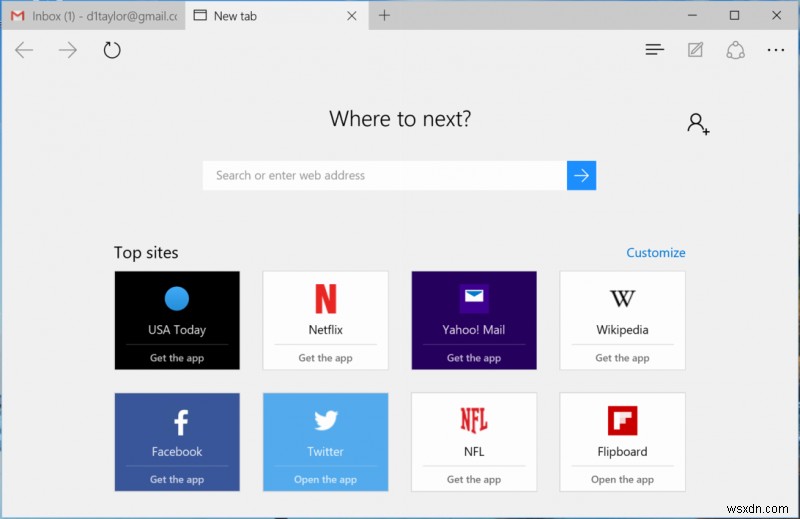 Cách nhập Dấu trang vào Microsoft Edge