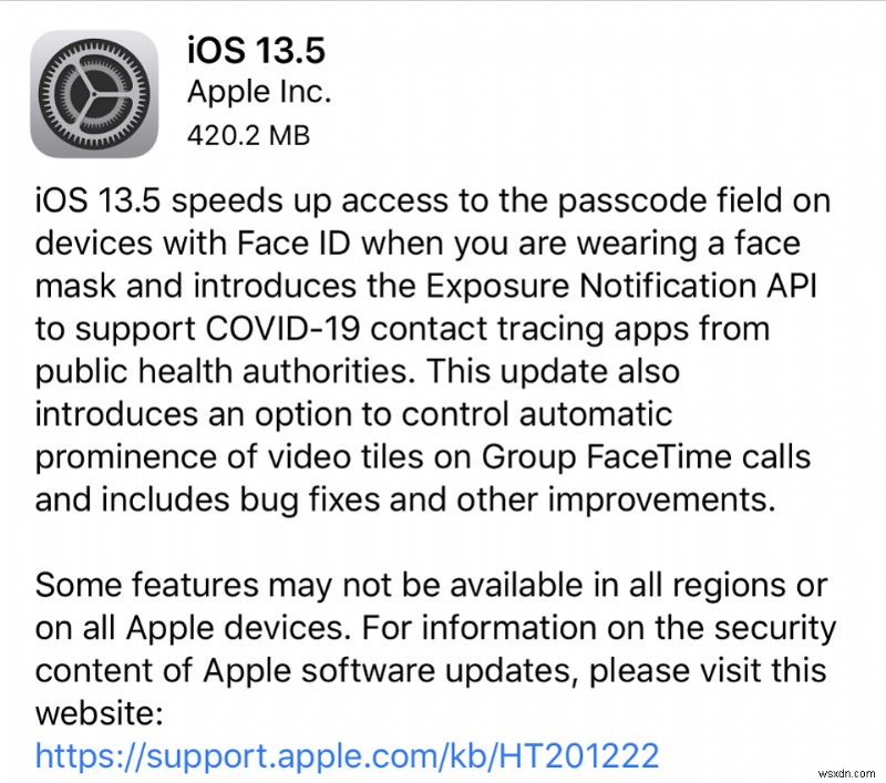 Apple phát hành iOS 13.5 - Đây là điều bạn cần biết