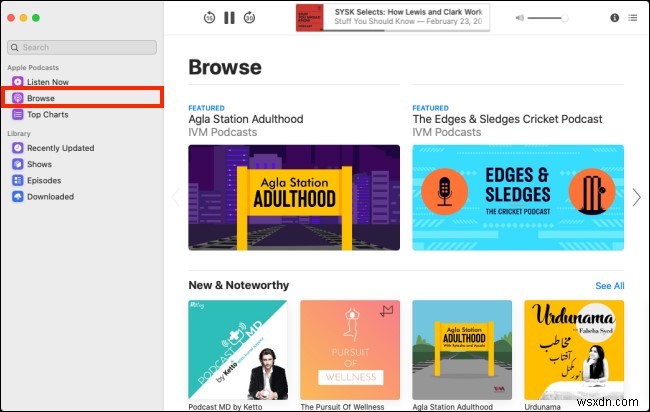 Cách sử dụng ứng dụng Podcast trên macOS Catalina