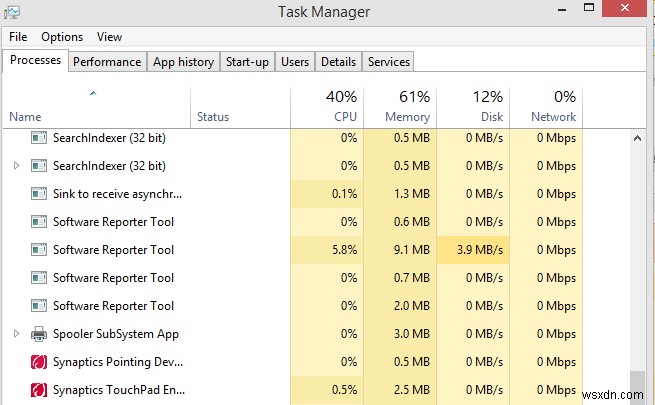 Cách tắt Công cụ trình báo cáo phần mềm của Google Chrome?