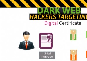 Chứng chỉ hợp pháp được ký kỹ thuật số để bán trên Dark Web