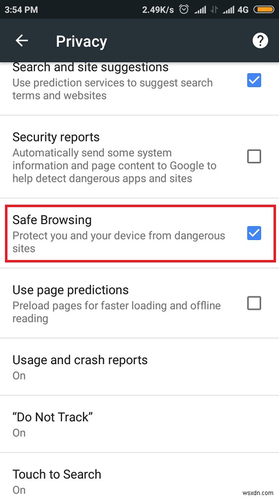 Cách quản lý cài đặt quyền riêng tư và bảo mật cho Chrome trên Android