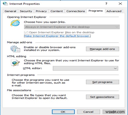 Cách thay đổi công cụ tìm kiếm mặc định trong Internet Explorer