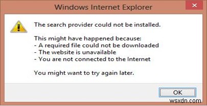 Cách thay đổi công cụ tìm kiếm mặc định trong Internet Explorer