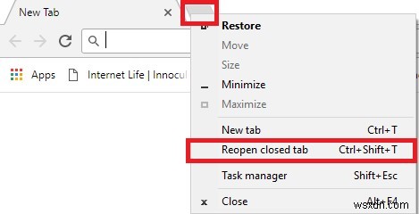 Cách mở lại các tab đã đóng trong trình duyệt Chrome, Firefox, Edge và Safari