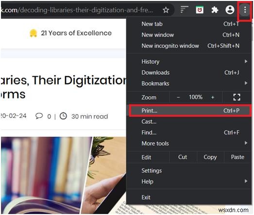 Cách lưu trang web dưới dạng tệp PDF trên Chrome và Microsoft Edge