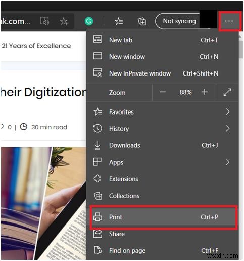 Cách lưu trang web dưới dạng tệp PDF trên Chrome và Microsoft Edge